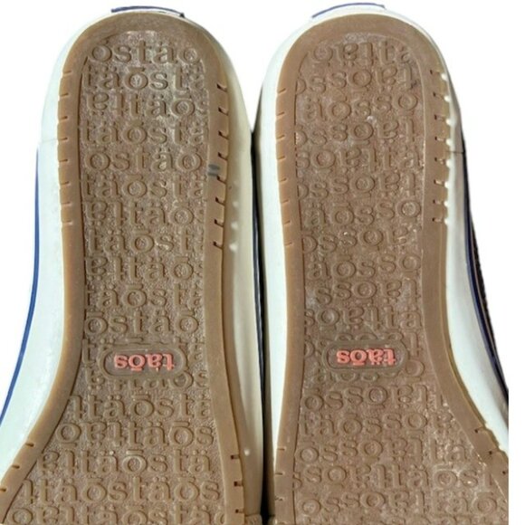 Taos Moc Star Washed Canvas Sneakers - Indigo - 9.5 Wide - Picture 9 of 10